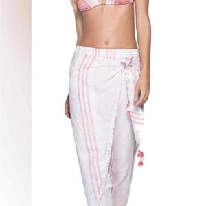 Agua Bendita Pink Striped Pants